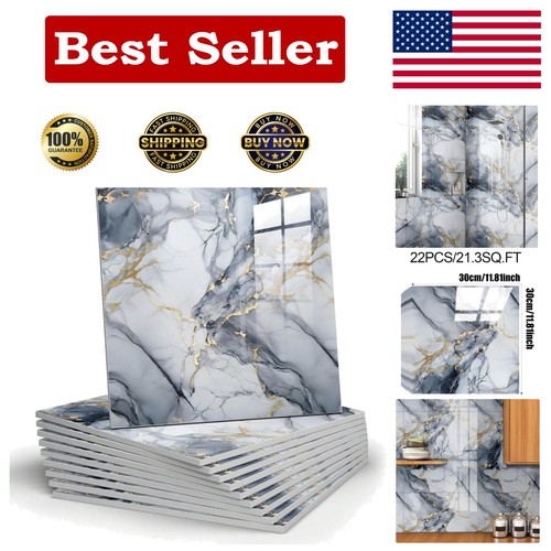 Pack waterproof marble pvc - 22-pack,