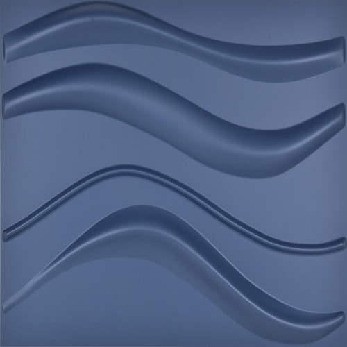 Art3d blue textured wall - art3d,