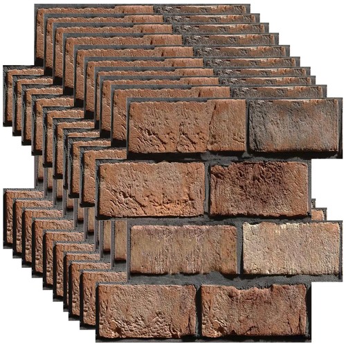 Brick wall panels - 3d,