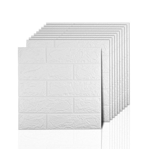 Peel stick brick wall - &,