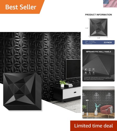 Paintable black pvc - black, wall